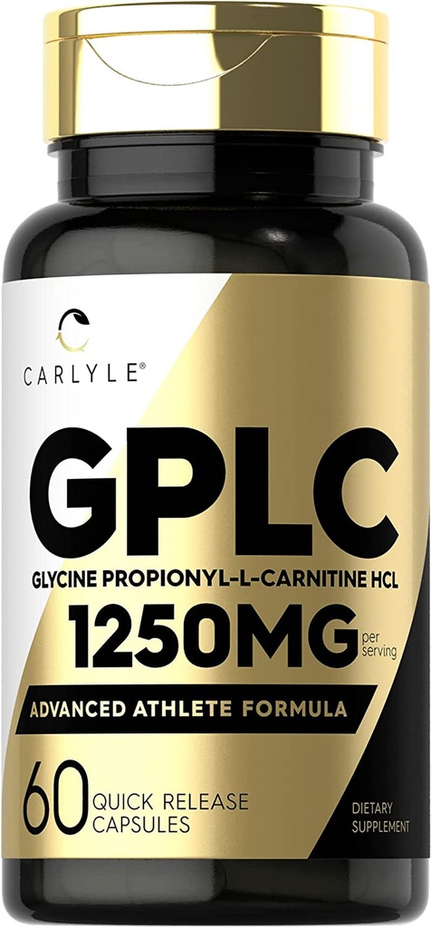 Carlyle GPLC 1250mg - 60 Capsules | Energy & Performance