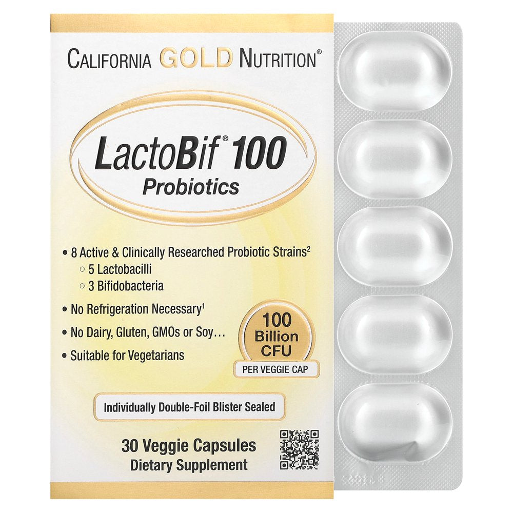 Lactobif Probiotics 100 Billion CFU - Gut & Immune Health