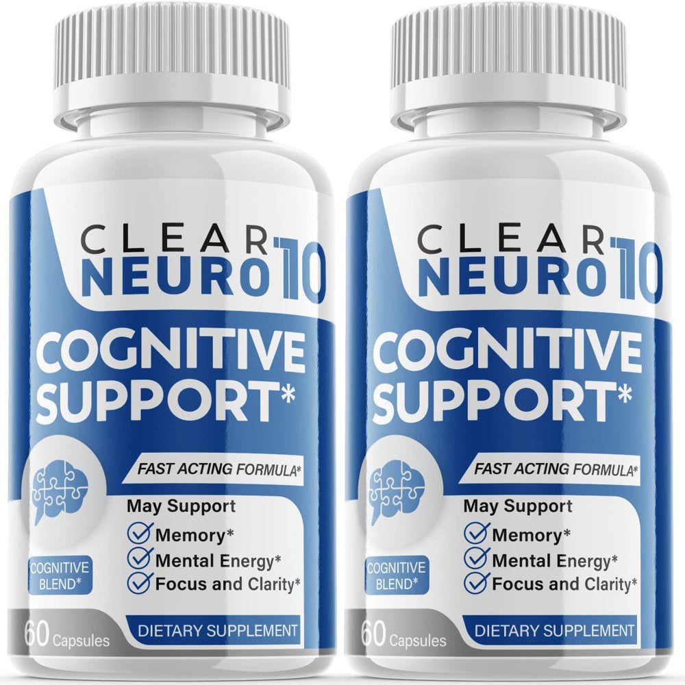 Clear Neuro 10 - Nootropic Brain Booster (2 Pack)