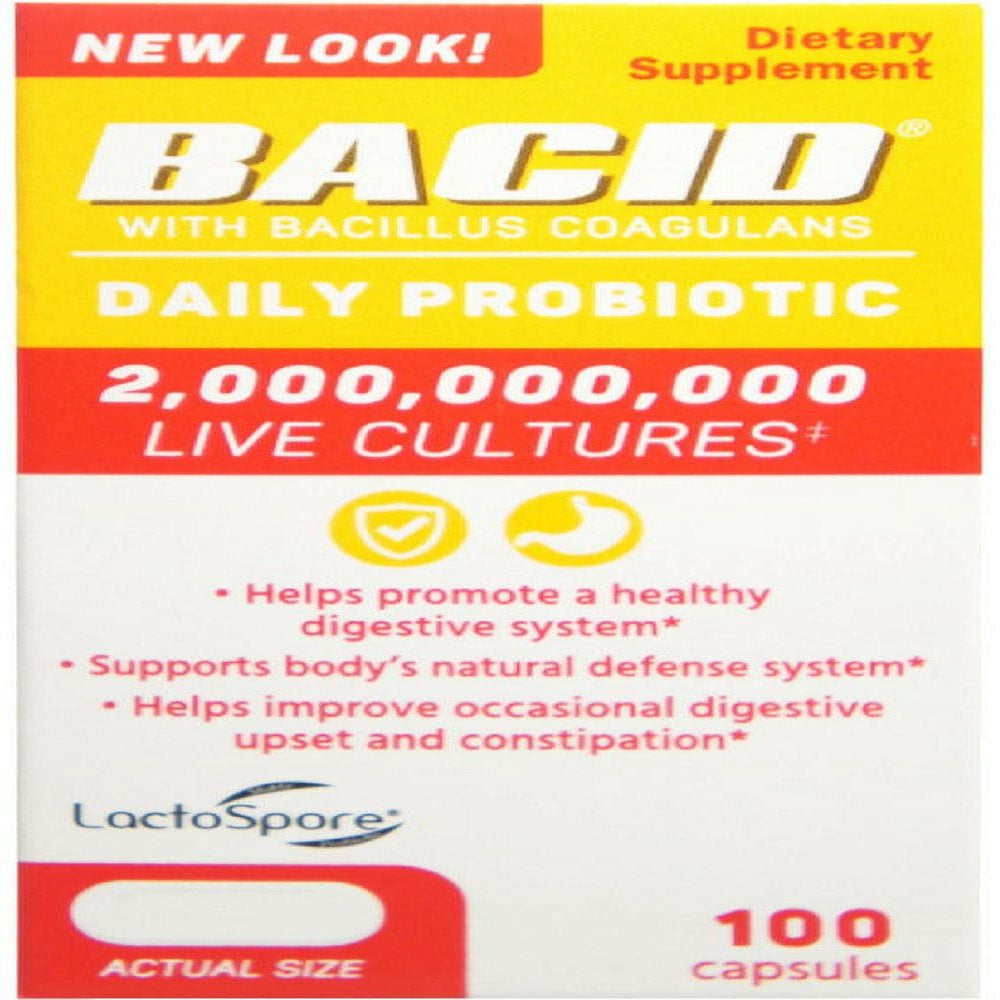 Bacid Probiotic - Digestive Health & Bloating Relief