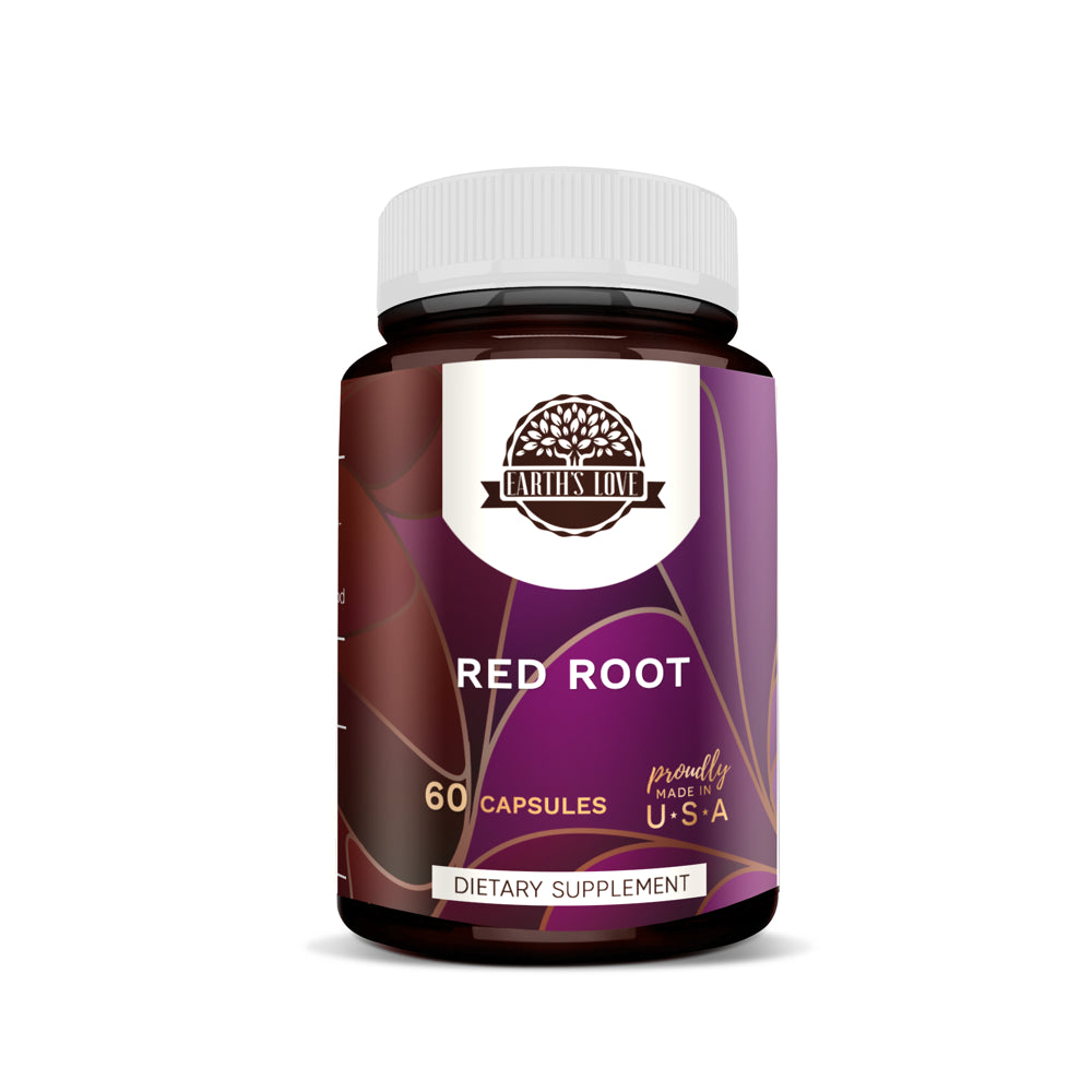 Red Root Capsules - 60 Count - Earth's Love