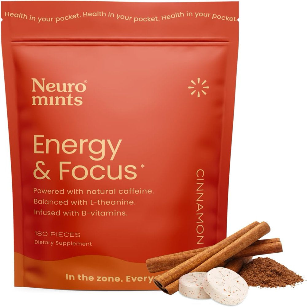 Cinnamon Caffeine Mints - Energy & Focus Boost