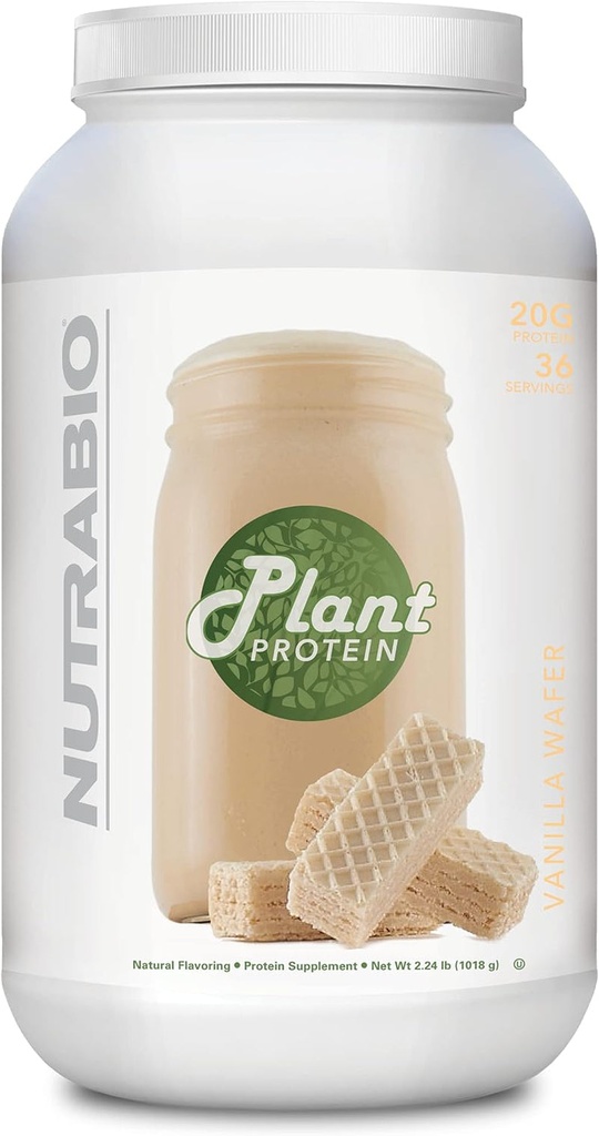 Nutrabio Plant Protein - Vanilla Wafer - 36 Servings