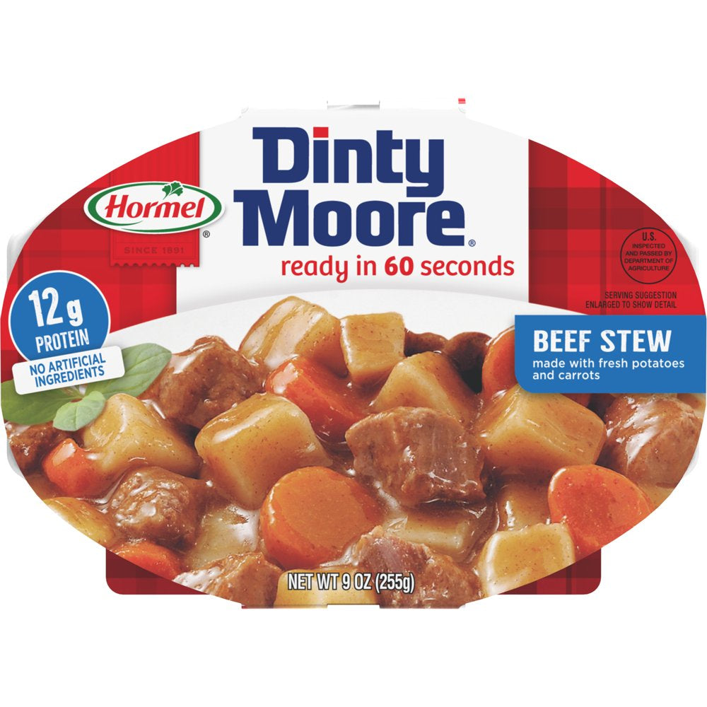Dinty Moore Beef Stew - 9oz Tray - Quick & Easy Meal