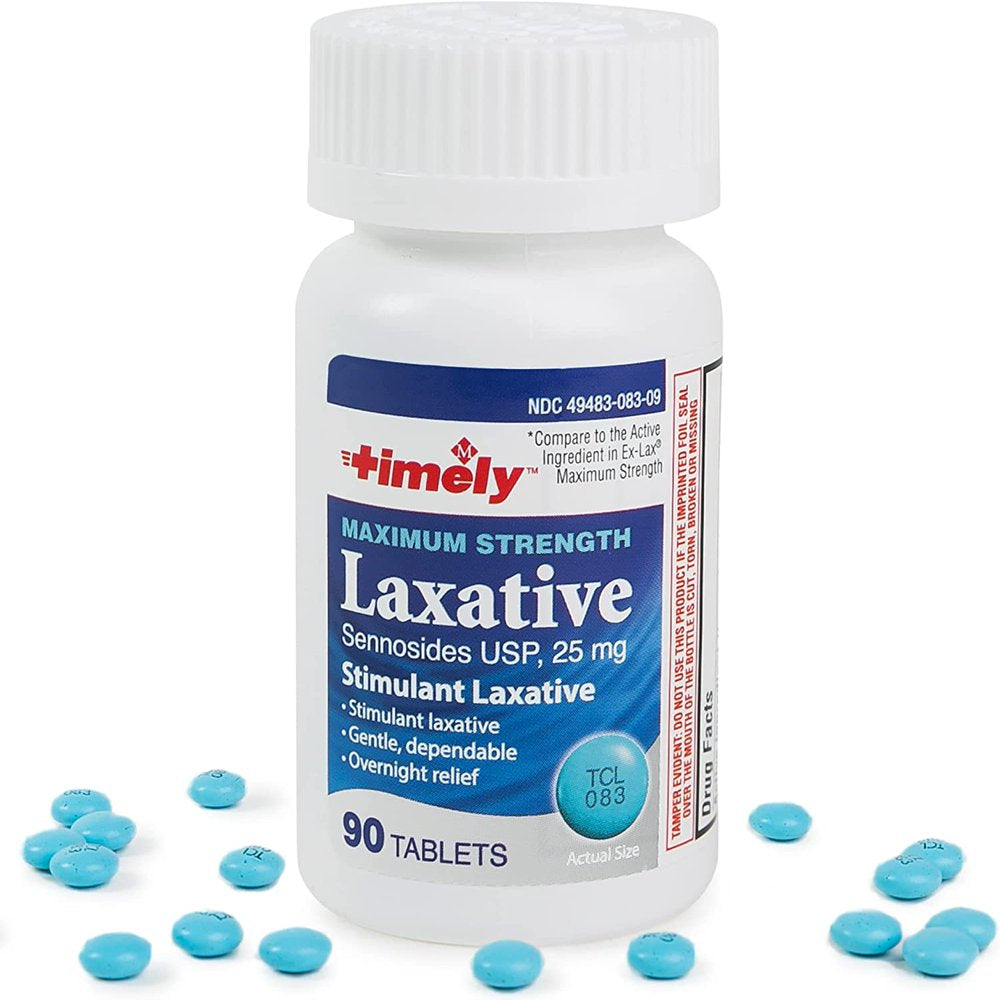 Max Lax Laxatives - 90 Tablets - Constipation Relief