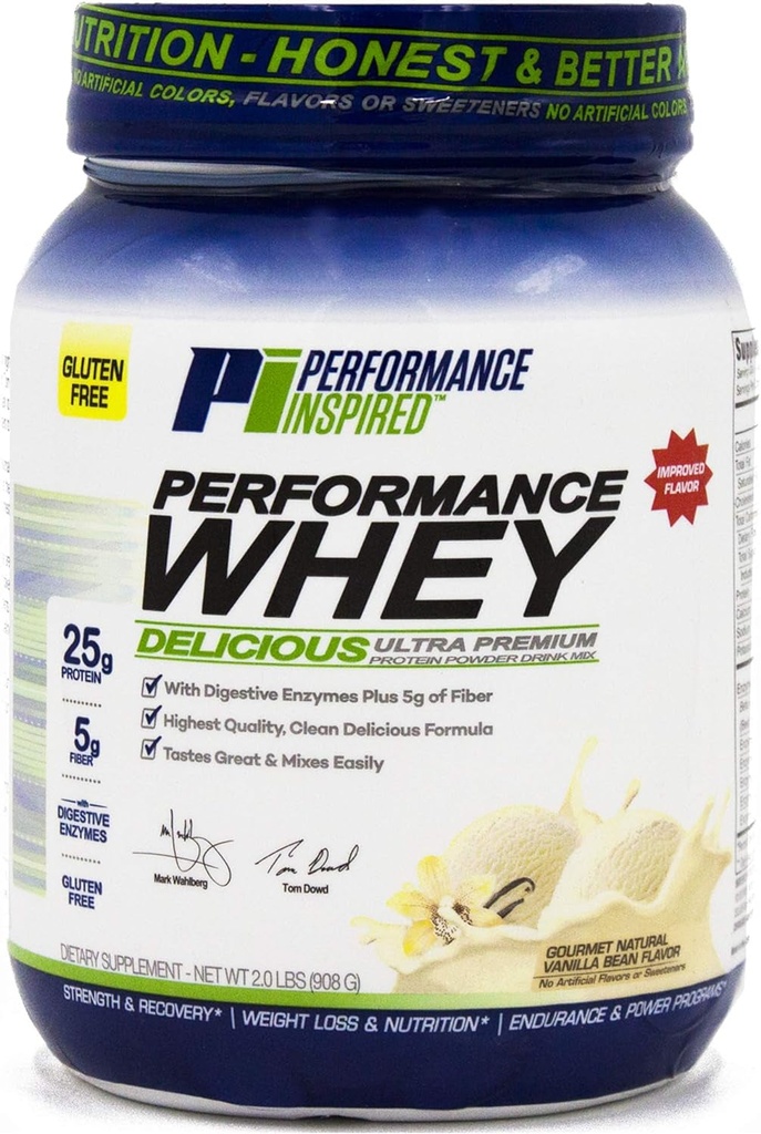 Vanilla Whey Protein - 2lb - Performance Inspired