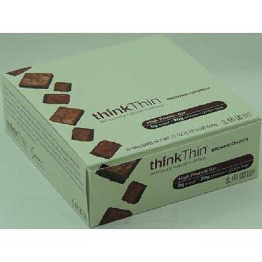 Thinkthin Brownie Crunch Protein Bars - 10 Count