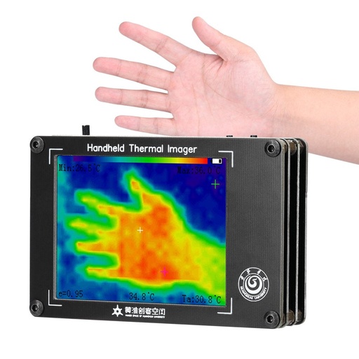 '-40~300℃ Portable Multifunction Infrared Imager Handheld Digital Infrared Thermal Imaging Camera 3.4 Inch LCD Display Thermal Imager Temperature Sensors