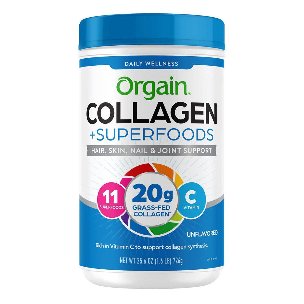 Orgain Collagen + Superfoods - 1.6lb Unflavored