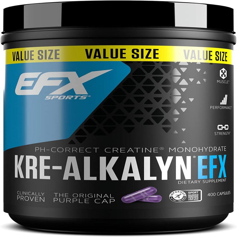 EFX Kre-Alkalyn Creatine - 400 Capsules