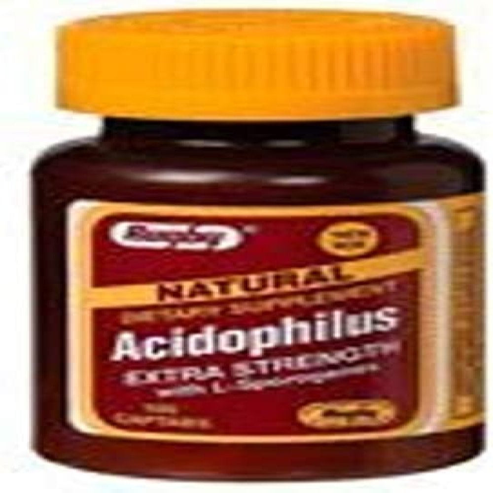 Rugby Acidophilus Extra Strength - 100 Caplets