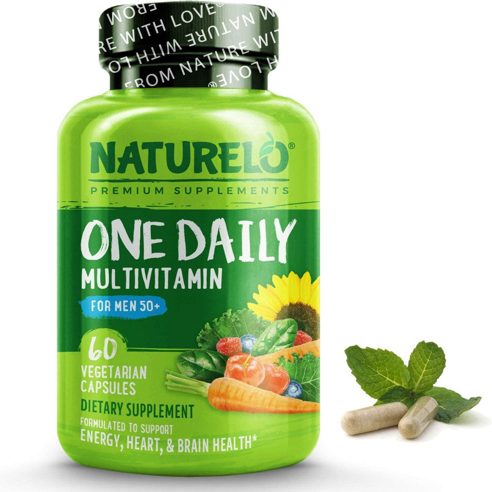 NATURELO One Daily Multivitamin for Men 50+ - with Vitamins & Minerals ...