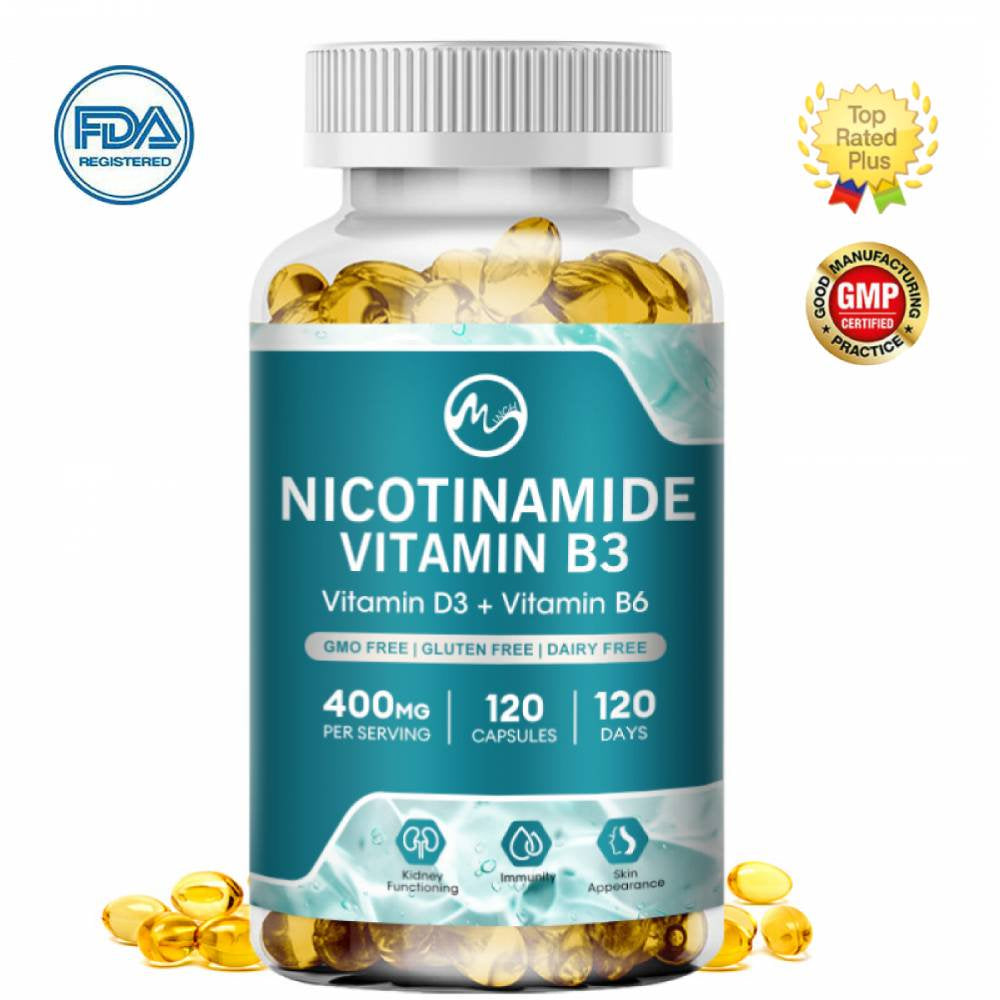 Minch Nicotinamide 400mg - Skin & Immune Support