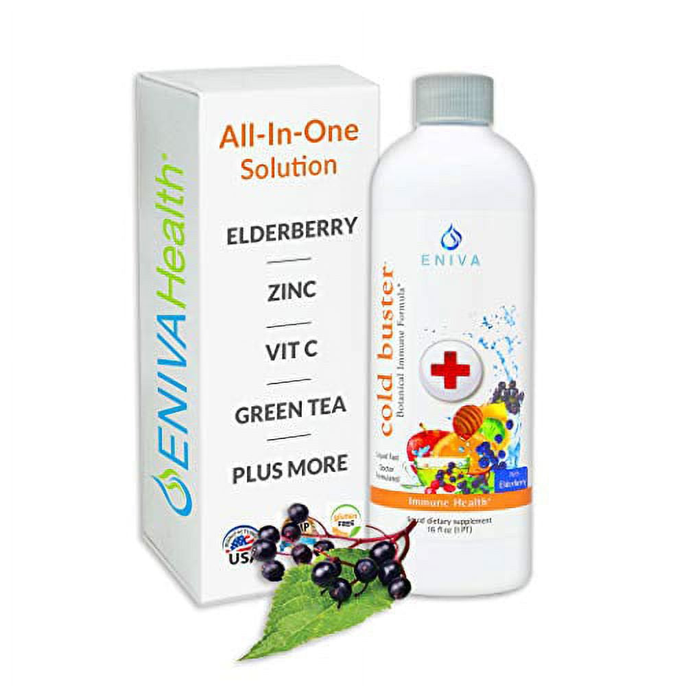 Eniva Elderberry Syrup - Immune Support + Zinc & Vit D