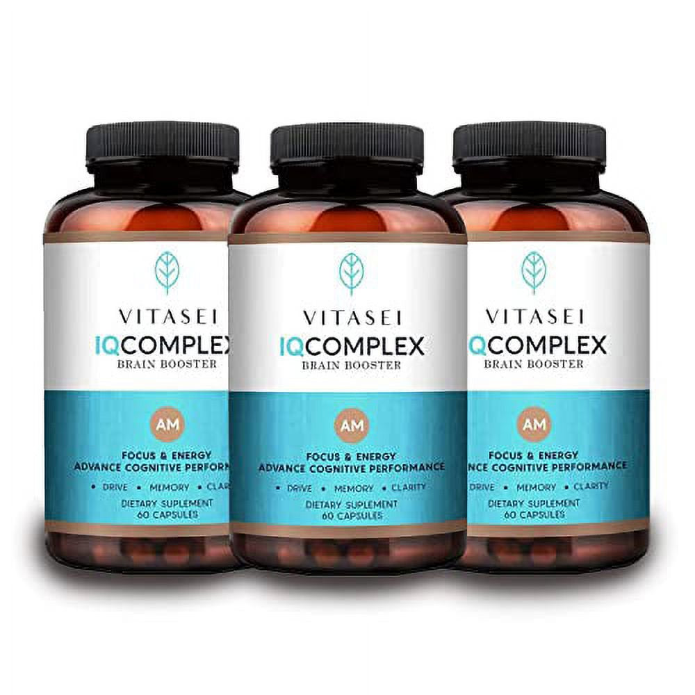 Vitasei IQ Complex AM - Brain Booster & Focus Supplement