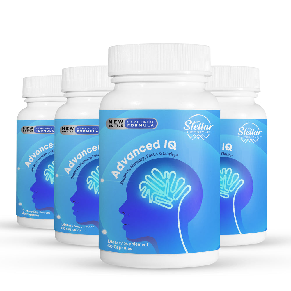 Advanced IQ Brain Booster - 4 Pack