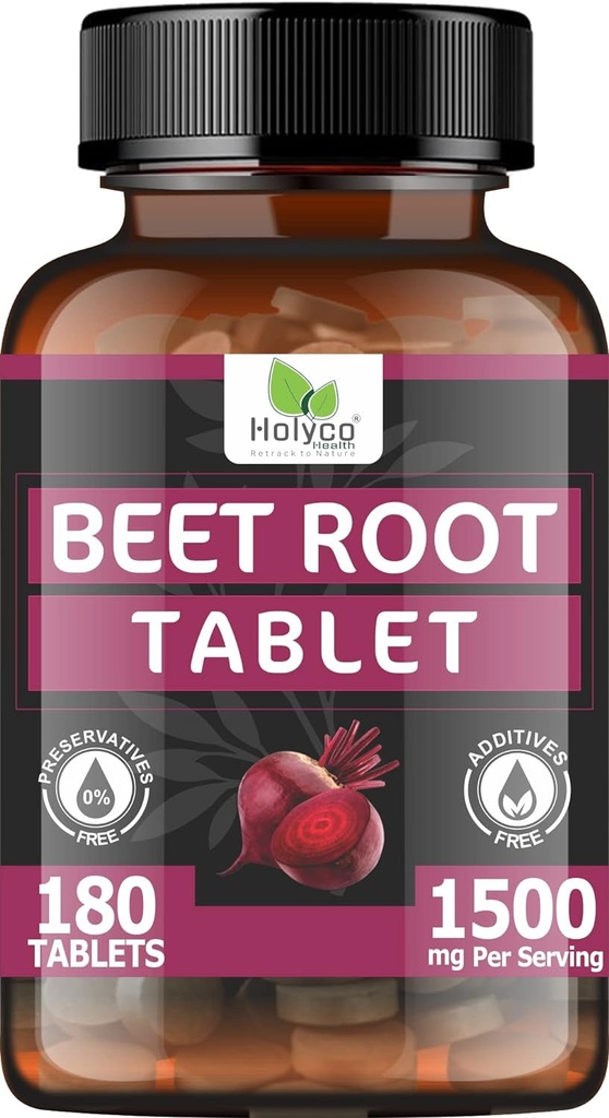Beet Root Tablets - Natural Nitric Oxide Boost