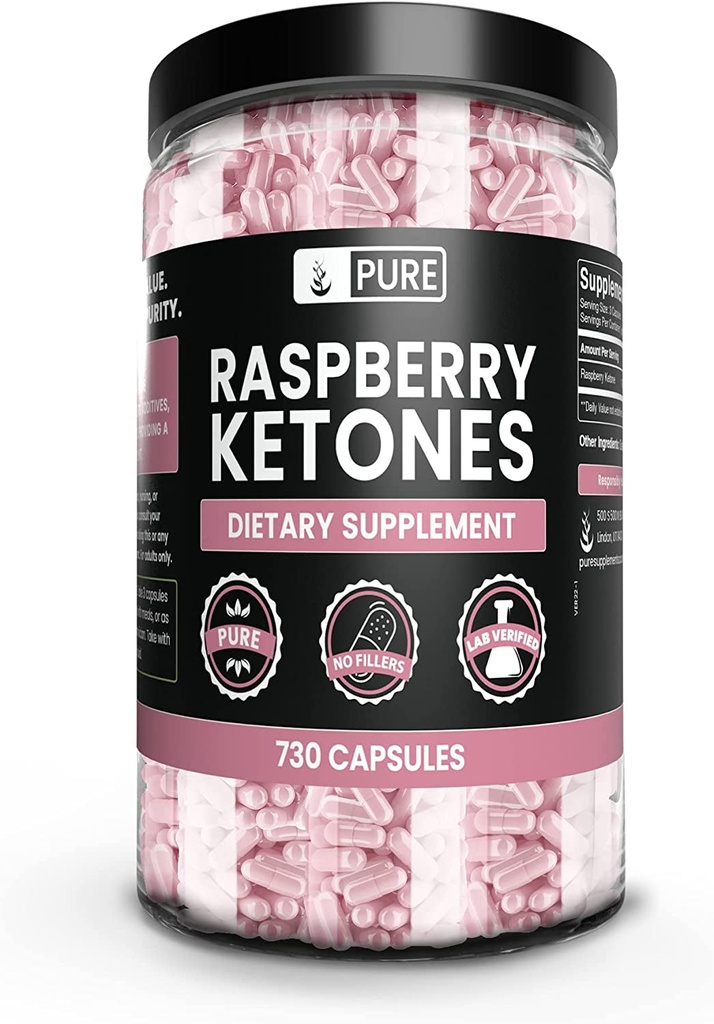 Raspberry Ketone 730 Caps - Pure & Natural Supplement