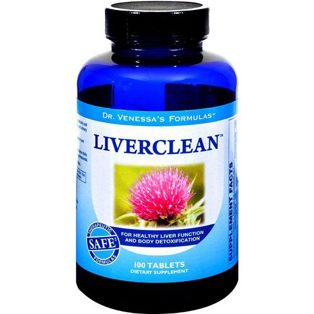 Dr. Venessa's LiverClean - 100 Tablets | Liver Detox