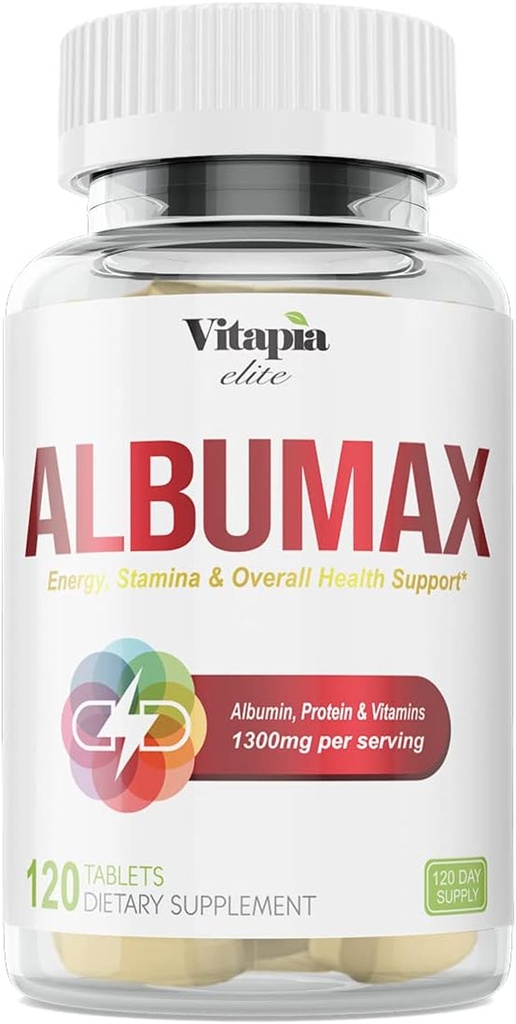 Albumax - Albumin, Protein & Vitamins - 120 Tablets