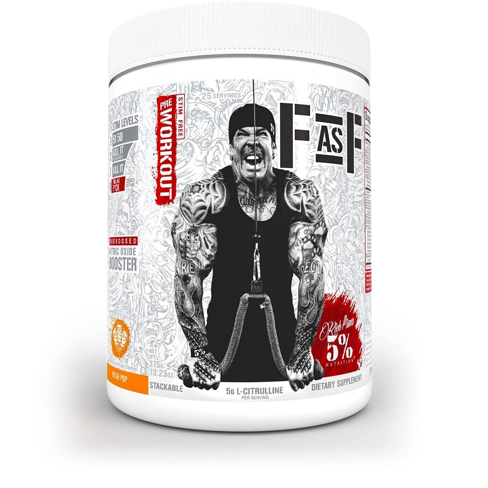 5% Nutrition FasF - Stim-Free Nitric Oxide Booster