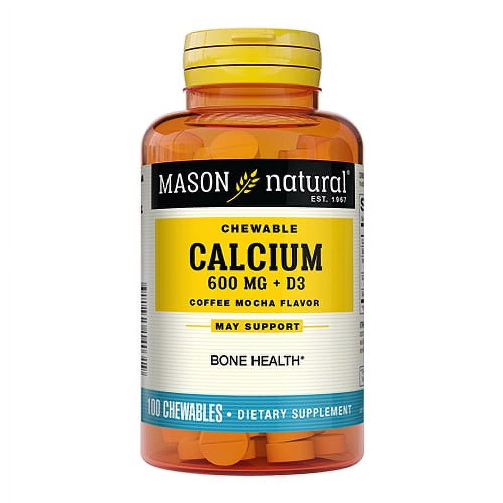 Mason Natural Super Calcium D3 - 100 Chewable Tablets