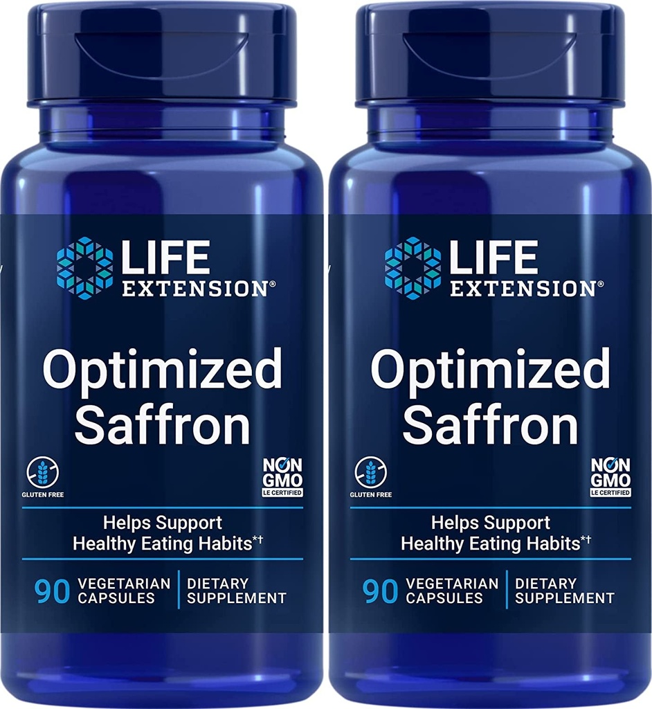 Saffron Extract with Satiereal - Life Extension (2 x 90 Caps)