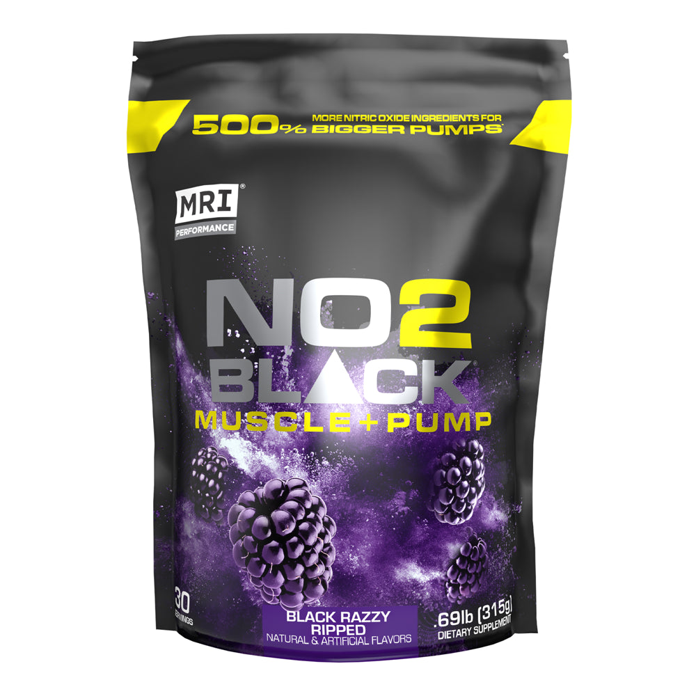 MRI NO2 Black: Muscle Pump & Stamina - 30 Servings
