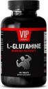 Workout Recovery for Women - Pure L-GLUTAMINE - Workout Recovery - Immune Support - Strength Boost - Glutamine for Women - 1 Bottle (100 Tablets)