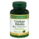 Nature'S Bounty Ginkgo Biloba 60Mg Capsules 200 Ea, 6-Pack