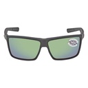 Costa Del Mar RINCONCITO Green Mirror Polarized Glass Rectangular Men'S Sunglasses RIC 11 OGMGLP 60