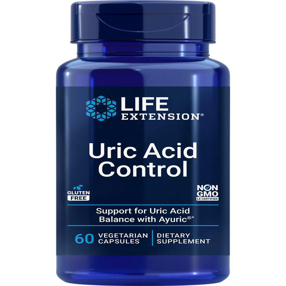 Life Extension Uric Acid Control - Ayuric Terminalia Bellerica Fruit ...