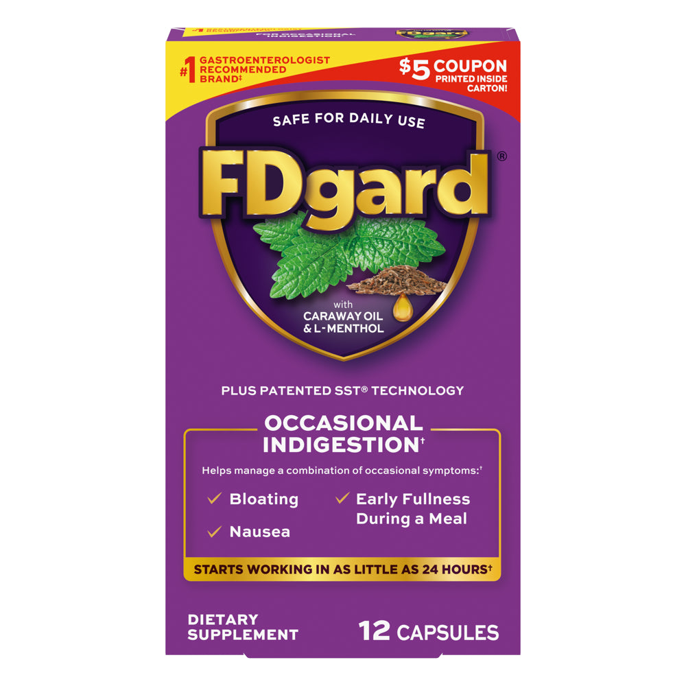 FDgard: Relief for Occasional Indigestion & Bloating