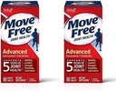 Move Free Triple Strength Glucosamine Chondroitin and Hyaluronic Acid Joint Supplement, 80 Count (80 Count (Pack of 2))