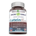 Amazing Nutrition Amazing Formulas Lutein 40 Mg with Zeaxanthin 1600 Mcg- 60 Softgels