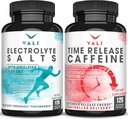 VALI Electrolyte Salts Time Release Caffeine Bundle - Rapid Oral Rehydration for Hydration Nutrition & Fluid Recovery and Smart Slow Release Caffeine for Extended Energy, Focus & Alertness