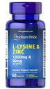 Puritan'S Pride L-Lysine and Zinc