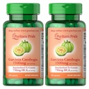 Puritan'S Pride Garcinia Cambogia 750 Mg - 60 Caplets Weight Loss Fath Burner (2 PACK)