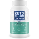 Keto Pharm Cleanse Diet - Ketosis Cleanse Weight Loss - Clear Out Carbs to Boost Ketosis - Cleanse the Gut to Appear Slimmer Quickly - Lose Weight with a Keto Cleanse for Weight Loss
