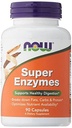 NOW Supplements, Super Enzymes, Formulated with Bromelain, Ox Bile, Pancreatin and Papain, Super Enzymes,90 Capsules
