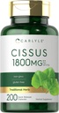 Cissus Quadrangularis Extract | 1800Mg | 200 Capsules | by Carlyle