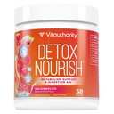 Detox Nourish Detox Cleanse Weight Loss Powder: Natural Digestive Enzyme Supplement with Apple Cider Vinegar to Support Healthy Weight Loss for Women and Men and Bloating Relief, Watermelon, 50 Svgs.