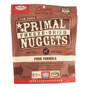 Primal Pet Foods Nuggets Grain-Free Pork Formula Freeze Dried Dog Food, 5.5 Oz