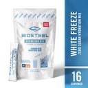 Biosteel Zero Sugar Hydration Mix, Great Tasting Hydration with 5 Essential Electrolytes, White Freeze Flavor, 16 Single Serving Packets