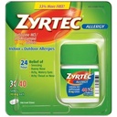 Zyrtec 24 Hour Allergy Relief Antihistamine Liquid Gels, 40Ct