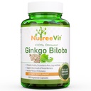 ORGANIC GINKGO BILOBA VEGETABLE CAPSULES (500Mg) Memory Enhancement