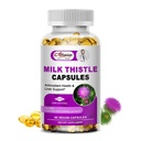 Milk Thistle (Silymarin) Dandelion Root Liver Health 1000Mg - 120 Softgel