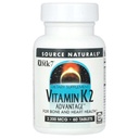 Source Naturals Vitamin K2 Advantage, 2,200 Mcg, 60 Tablets
