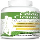 Health plus Super Colon Cleanse Original Formula, 300 Capsules, 75 Servings
