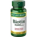 Nature'S Bounty Biotin Supplement, Supports Healthy Hair, Skin, and Nails, 10000Mcg, 120 Softgels